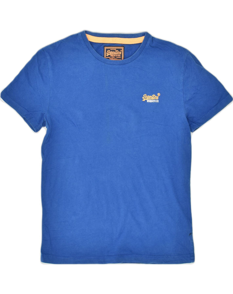 SUPERDRY Mens T-Shirt Top Small Blue Cotton | Vintage Superdry | Thrift | Second-Hand Superdry | Used Clothing | Messina Hembry 