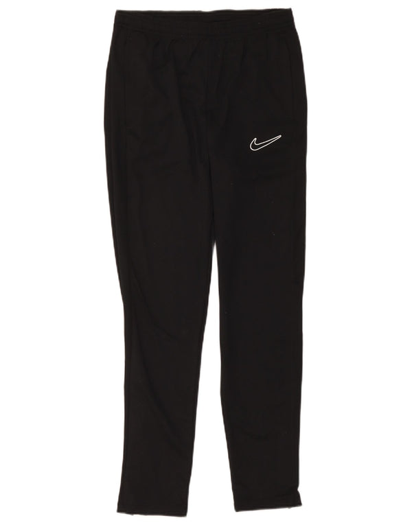 Nike Boys Dri Fit Tracksuit Trousers 13-14 Years XL Black Polyester
