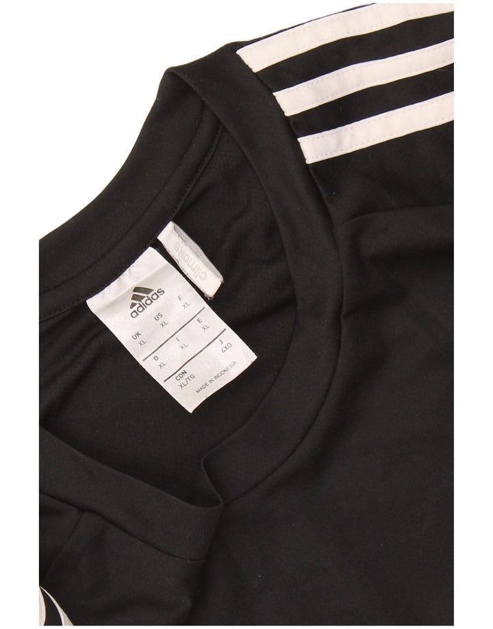 Adidas Mens Climalite T-Shirt Top XL Black