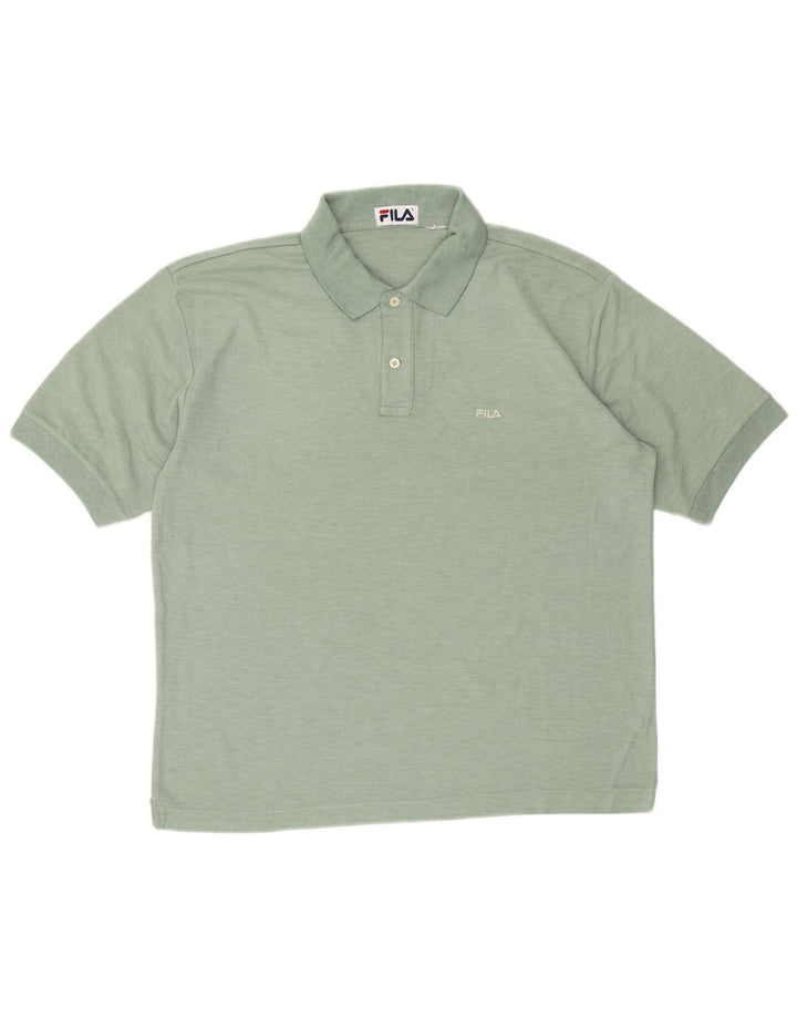 Fila Mens Polo Shirt XL Green