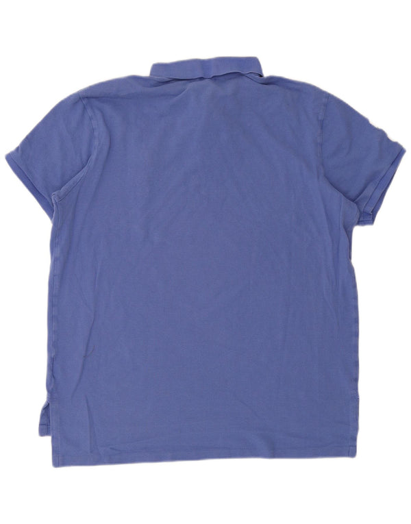 Polo Ralph Lauren Mens Graphic Custom Fit Shirt XL Blue Cotton