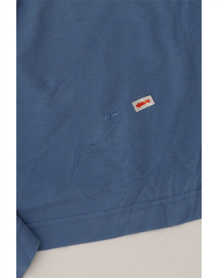 Kappa Mens Polo Shirt Medium Blue Cotton