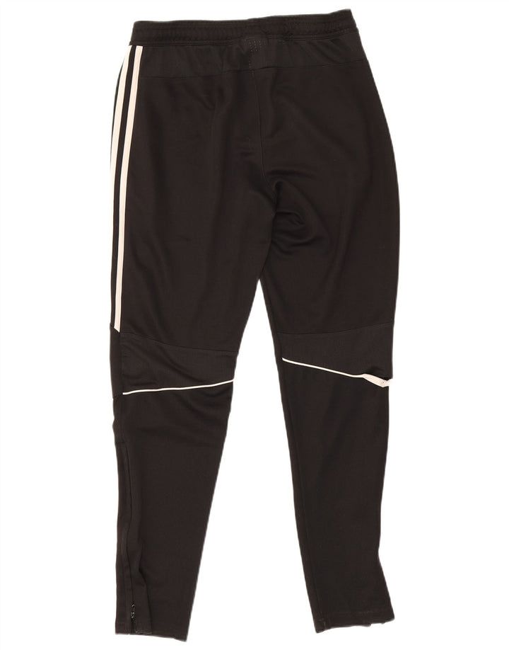Adidas Mens Climalite Tracksuit Trousers Small Black Polyester