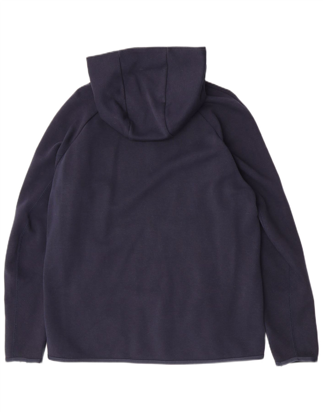 Nike Mens Zip Hoodie Sweater Large Navy Blue Cotton