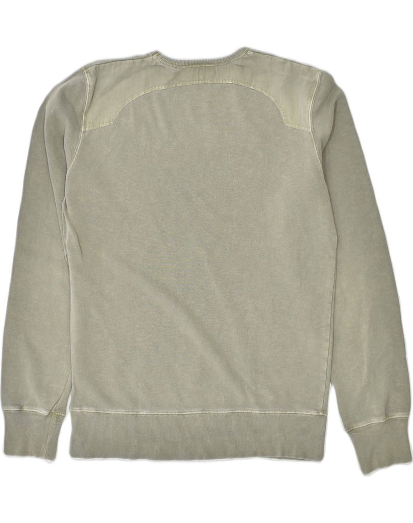 LEE Mens Graphic Sweatshirt Jumper Large Khaki Cotton | Vintage | Thrift | Second-Hand | Used Clothing | Messina Hembry 