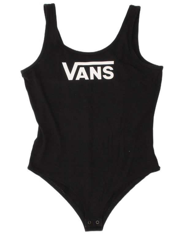 Vans Womens Graphic Swimwear Medium Black Cotton