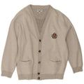 North Western Mens Cardigan Sweater XL Grey