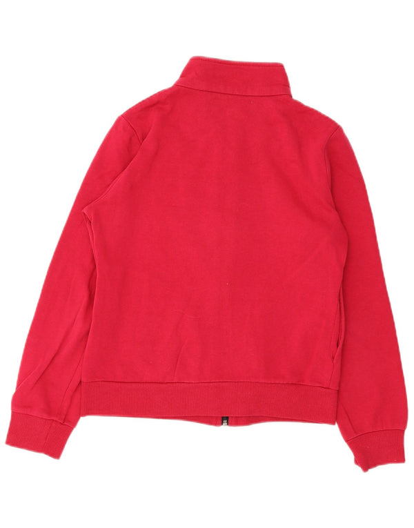 Kappa Girls Tracksuit Top Jacket 11-12 Years Small Red Cotton