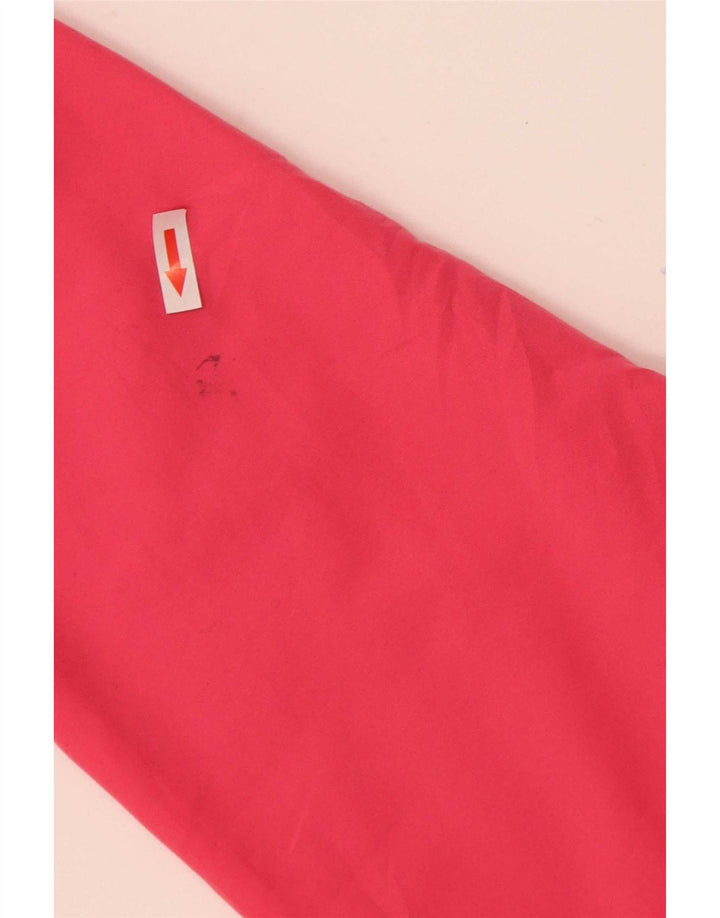 Reebok Womens Tracksuit Top Jacket UK 18 XL Pink Colourblock Polyester
