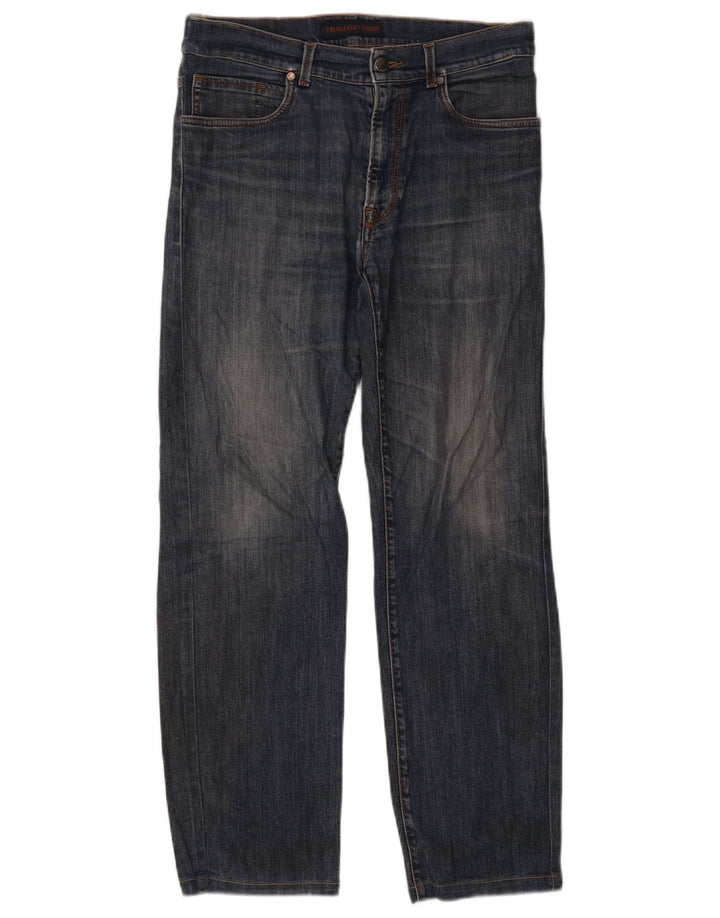 Trussardi Mens Straight Jeans W32 L28 Blue