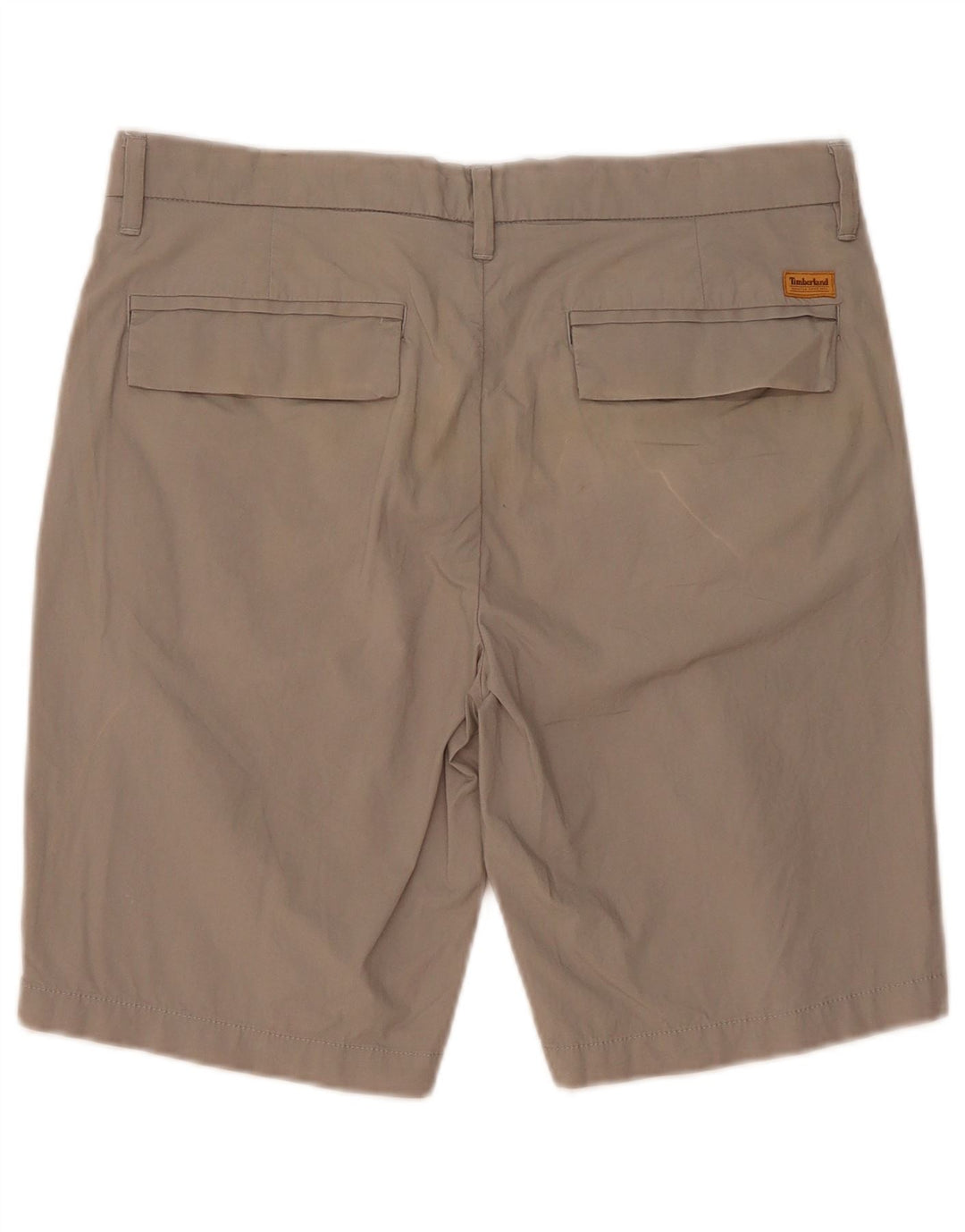 TIMBERLAND Mens Chino Shorts W33 Medium Grey Cotton