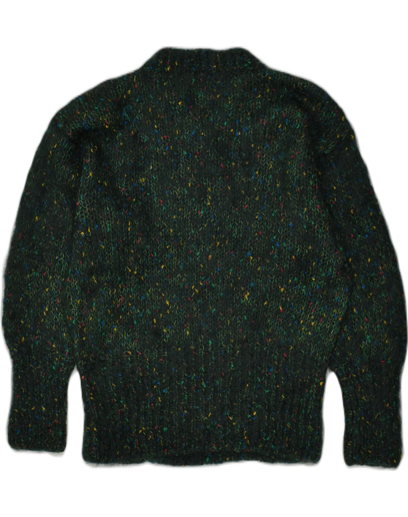 VINTAGE Womens V-Neck Jumper Sweater UK 18 XL Green Flecked | Vintage Vintage | Thrift | Second-Hand Vintage | Used Clothing | Messina Hembry 