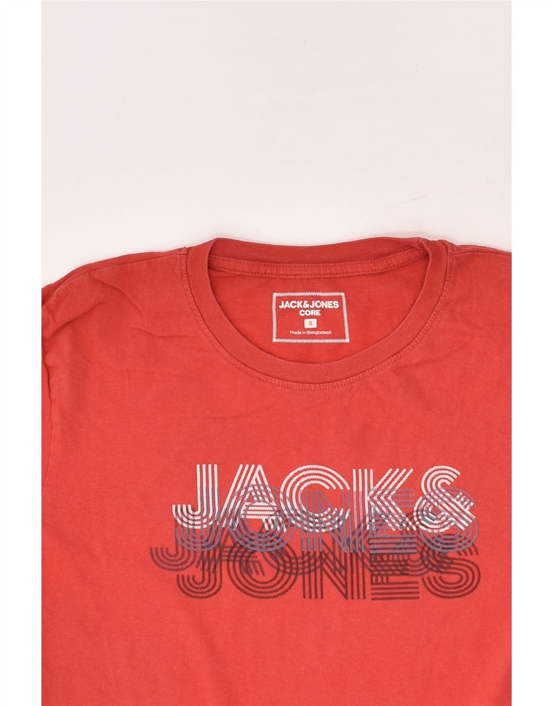 JACK & JONES Mens Graphic T-Shirt Top Small Red | Vintage Jack & Jones | Thrift | Second-Hand Jack & Jones | Used Clothing | Messina Hembry 