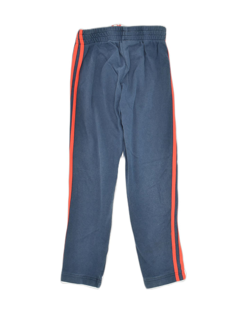 ADIDAS Boys Tracksuit Trousers 7-8 Years Blue Cotton | Vintage Adidas | Thrift | Second-Hand Adidas | Used Clothing | Messina Hembry 