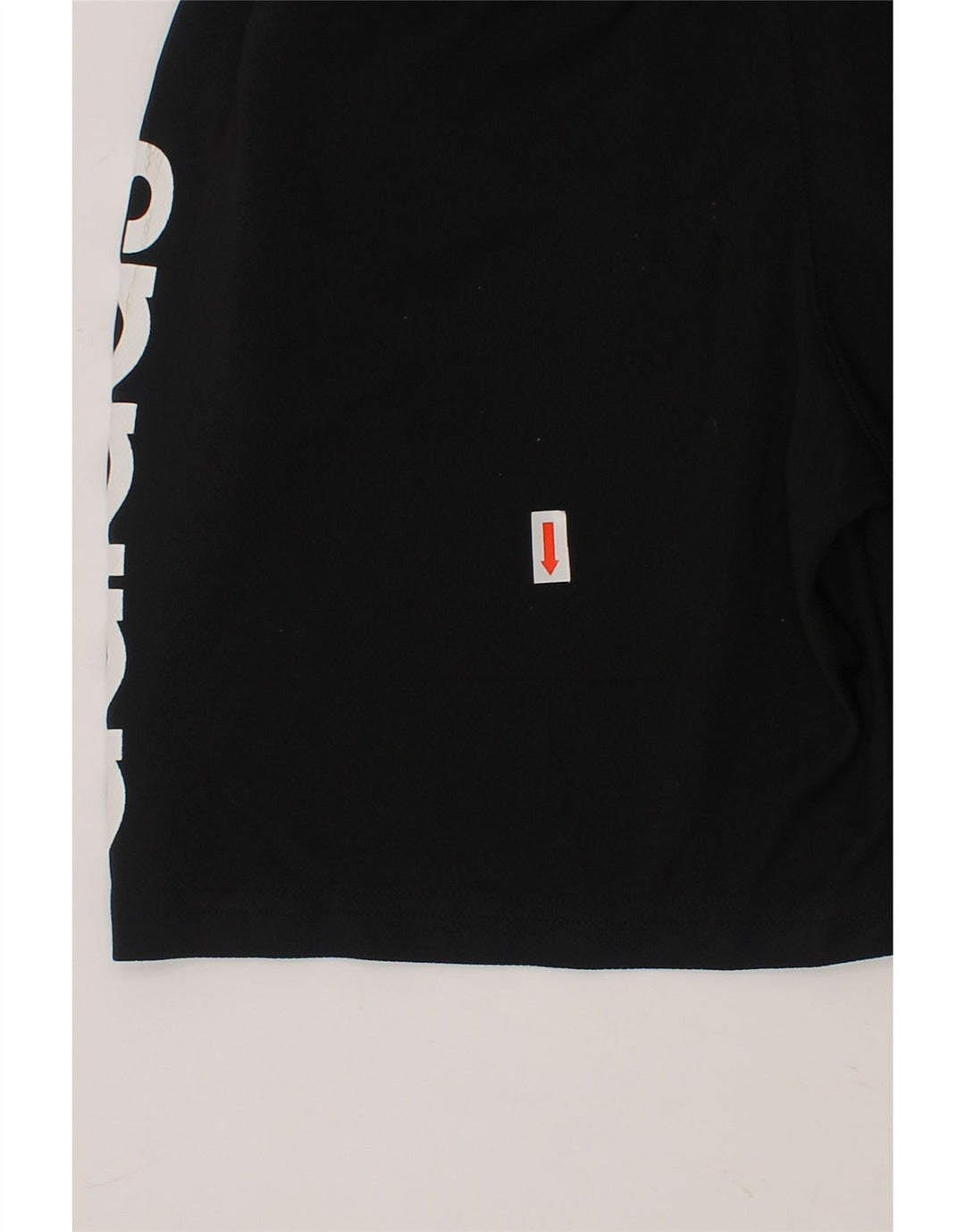 ADIDAS Boys Graphic Sport Shorts 7-8 Years Small Black Polyester Vintage Adidas and Second-Hand Adidas from Messina Hembry 