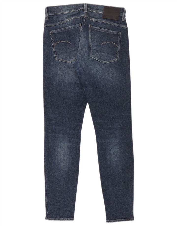 G-Star Womens Distressed Slim Jeans  W28 L30 Blue Cotton
