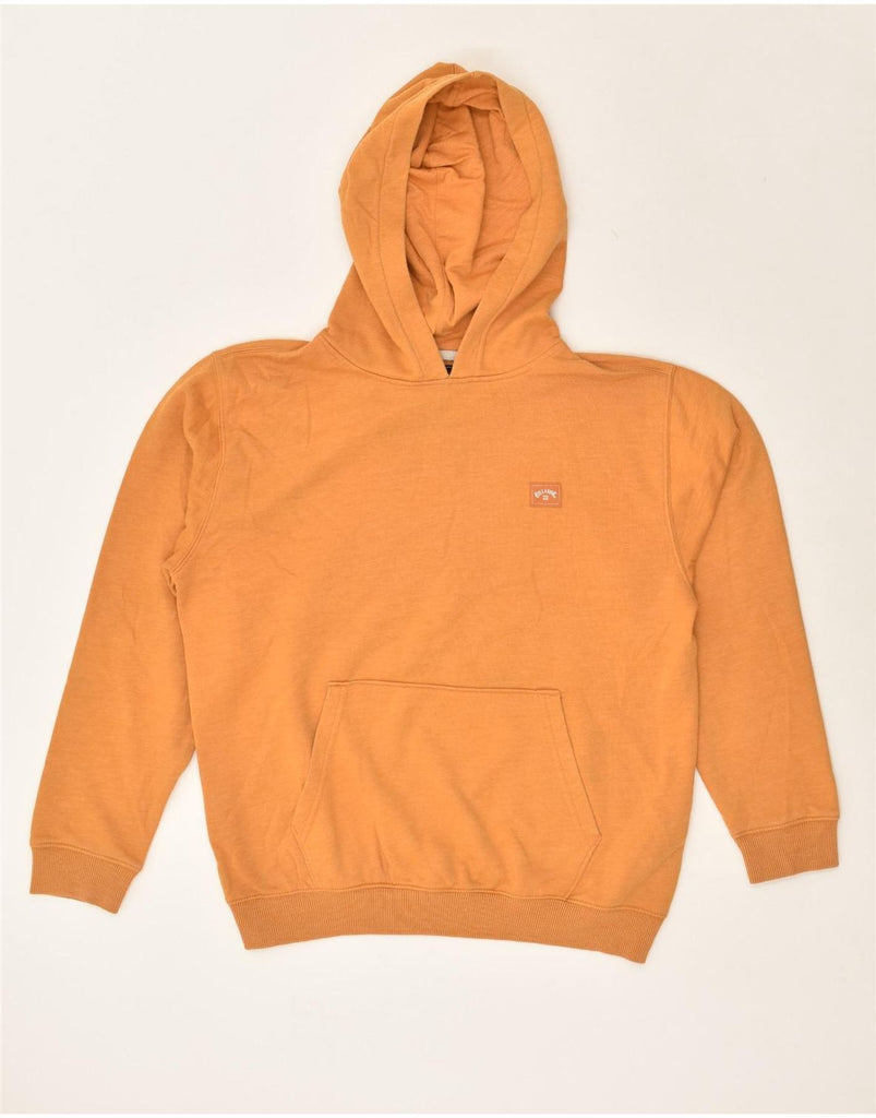 BILLABONG Boys Hoodie Jumper 15-16 Years Yellow Cotton | Vintage Billabong | Thrift | Second-Hand Billabong | Used Clothing | Messina Hembry 