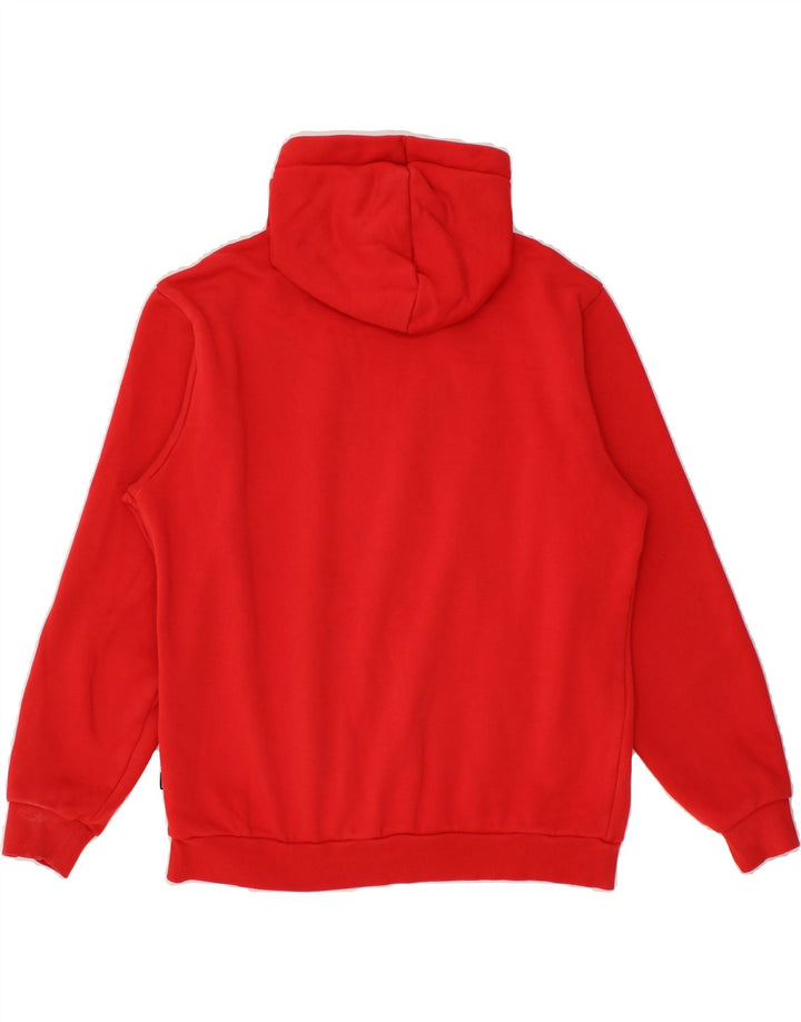 PUMA Womens Oversized Graphic Hoodie Jumper UK 14 Medium Red Vintage Puma and Second-Hand Puma from Messina Hembry 