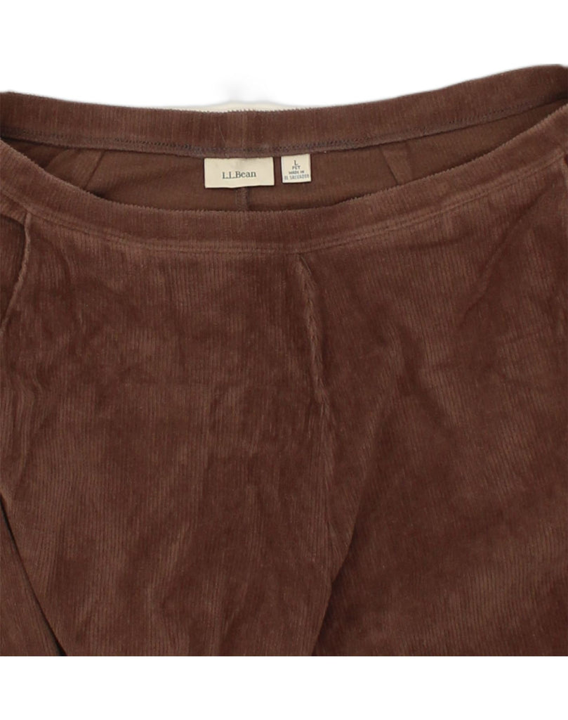 L.L.BEAN Womens Straight Corduroy Trousers Large W32 L24 Brown Cotton | Vintage L.L.Bean | Thrift | Second-Hand L.L.Bean | Used Clothing | Messina Hembry 