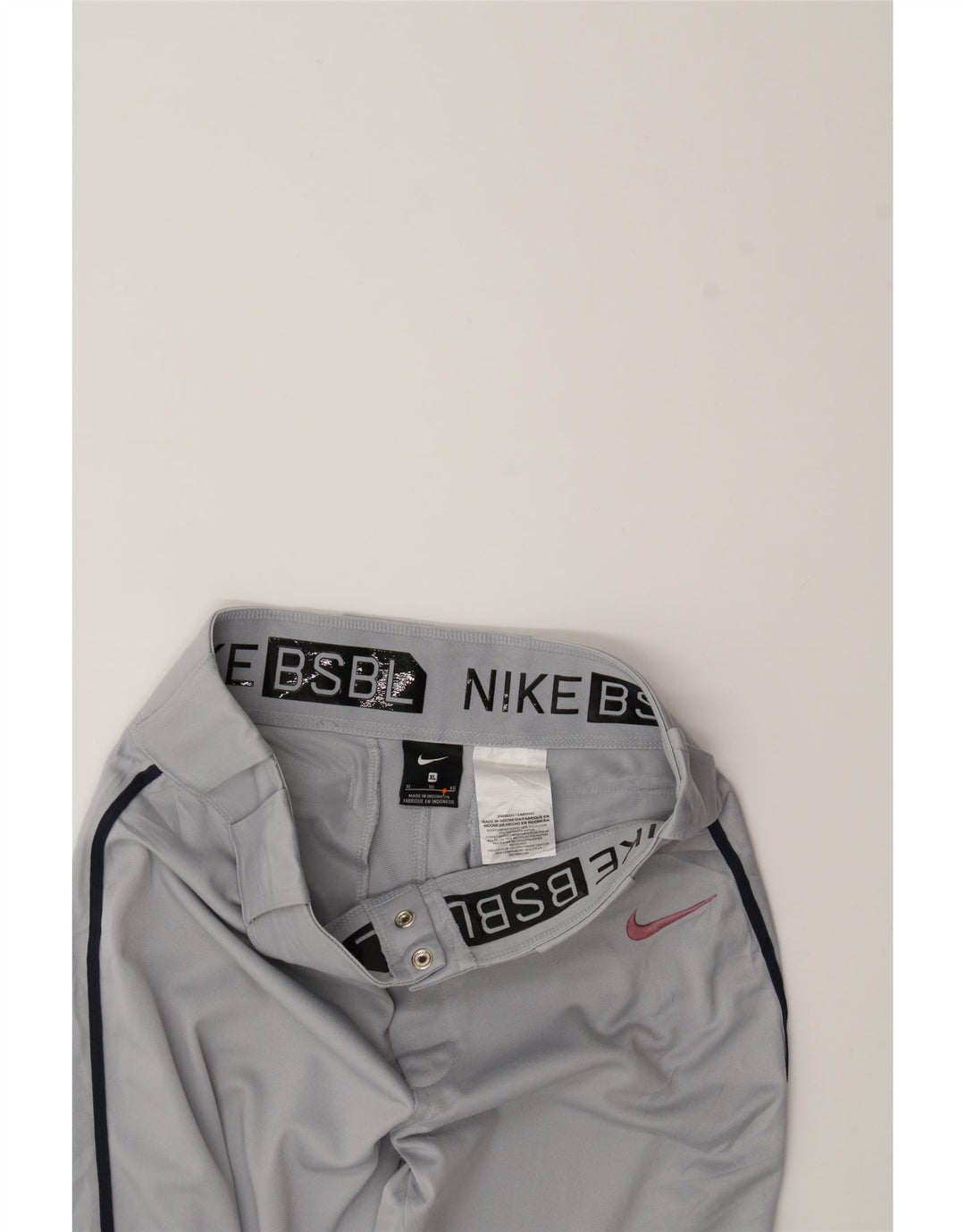 NIKE Girls BSBL Tracksuit Trousers 13-14 Years XL Grey Polyester Vintage Nike and Second-Hand Nike from Messina Hembry 