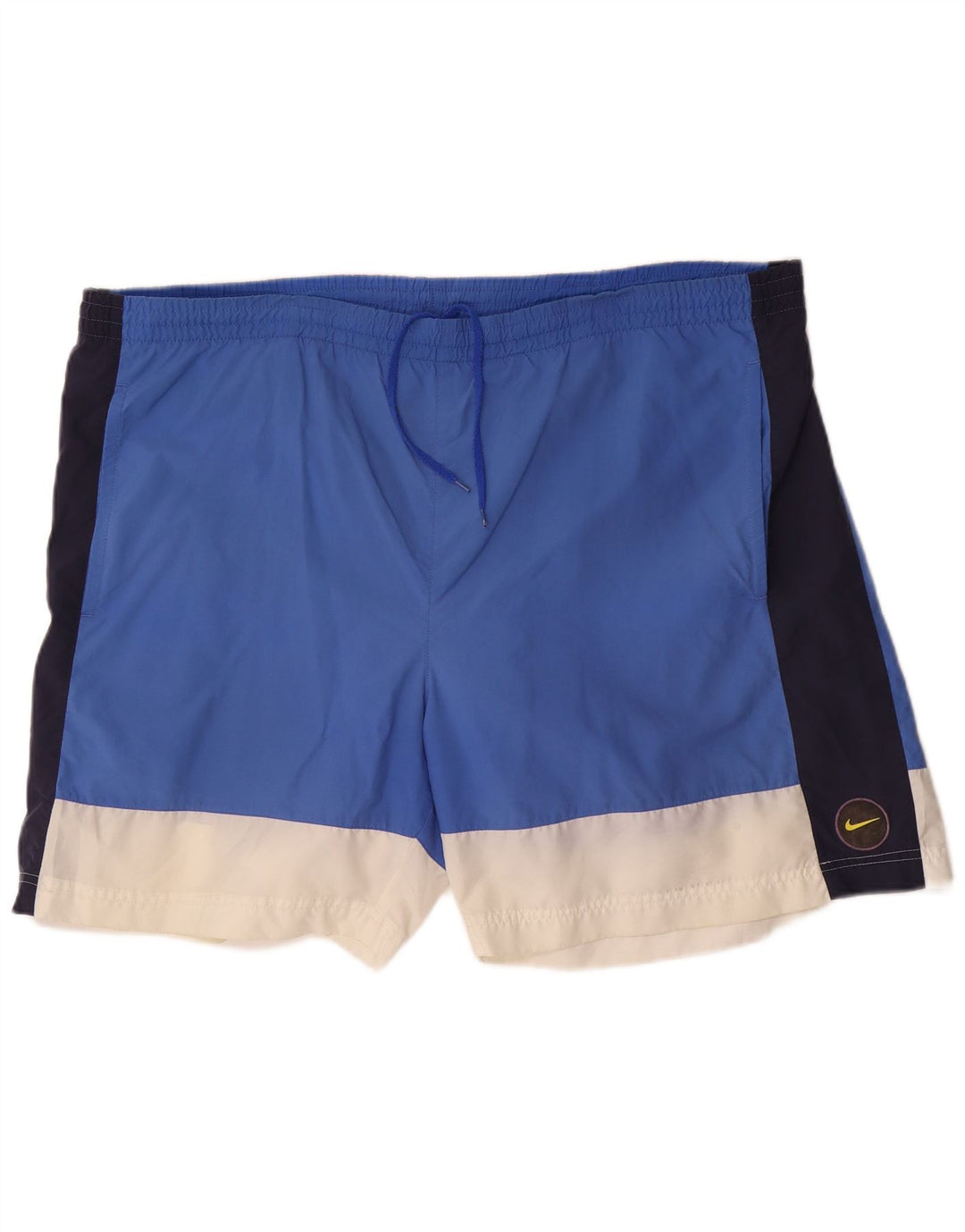 Nike Mens Sport Shorts 2XL  Blue Colourblock Nylon