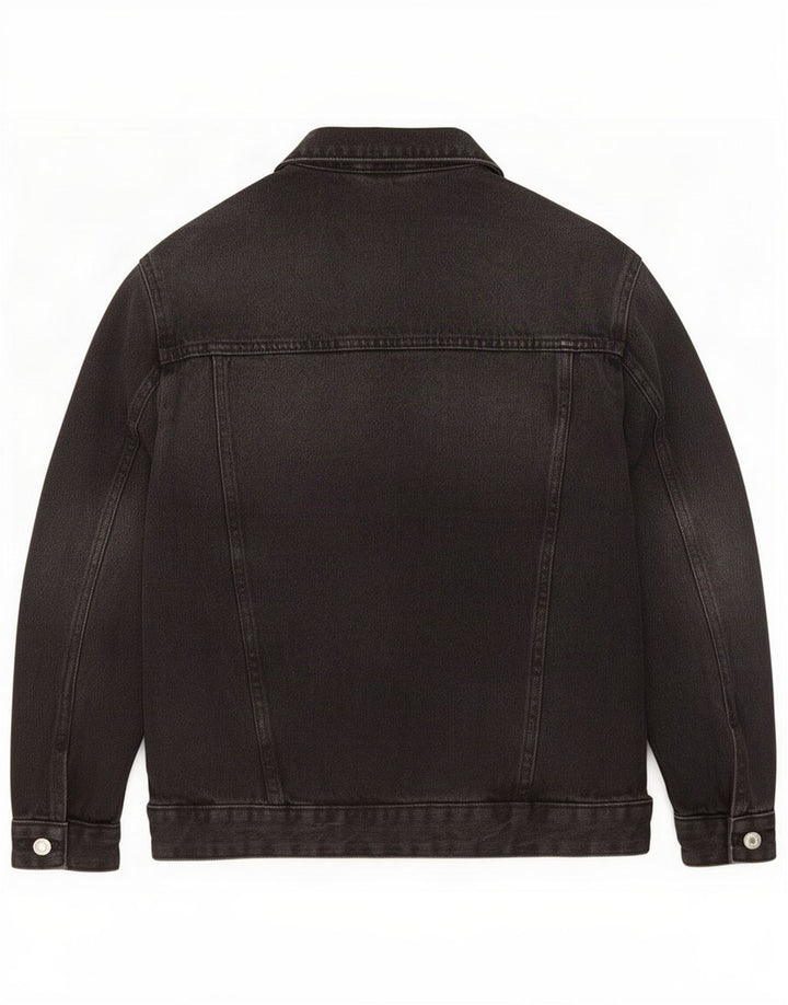 Zara Girls Denim Jacket 13-14 Years Black
