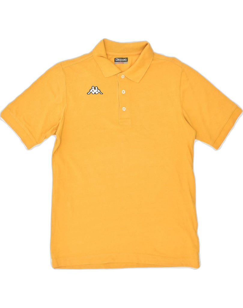 KAPPA Mens Polo Shirt Small Yellow Cotton | Vintage Kappa | Thrift | Second-Hand Kappa | Used Clothing | Messina Hembry 