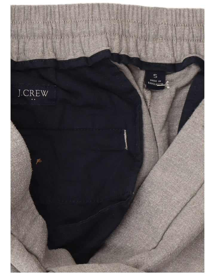 J. Crew Mens Slim Chino Trousers Small W29 L30 Grey Cotton