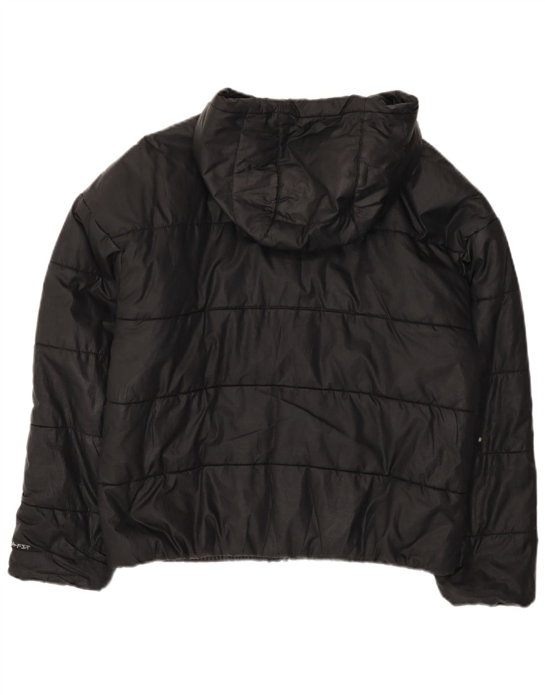 Nike Womens Therma-Fit Oversized Padded Jacket UK 10 Small Black Polyester