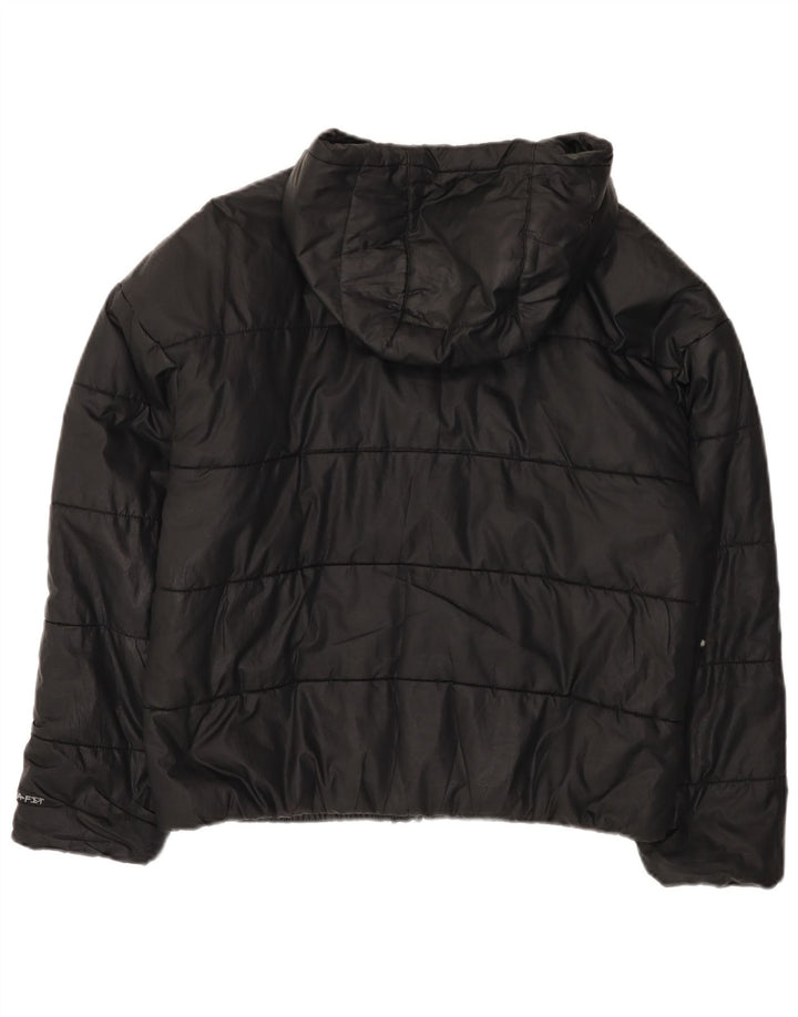 Nike Womens Therma-Fit Oversized Padded Jacket UK 10 Small Black Polyester
