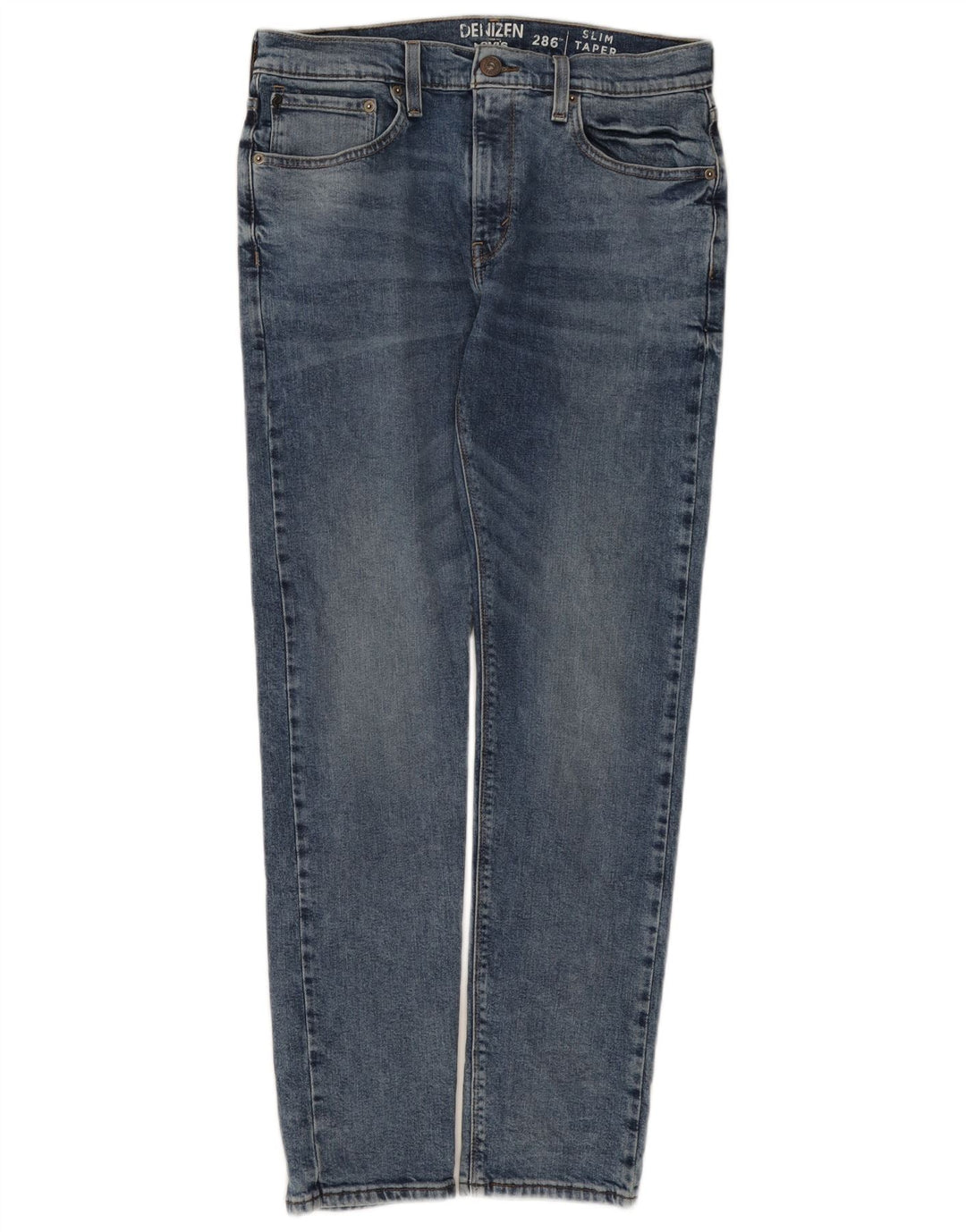 Levi's Mens Denizen Slim Tapered Jeans W32 L32 Blue Cotton