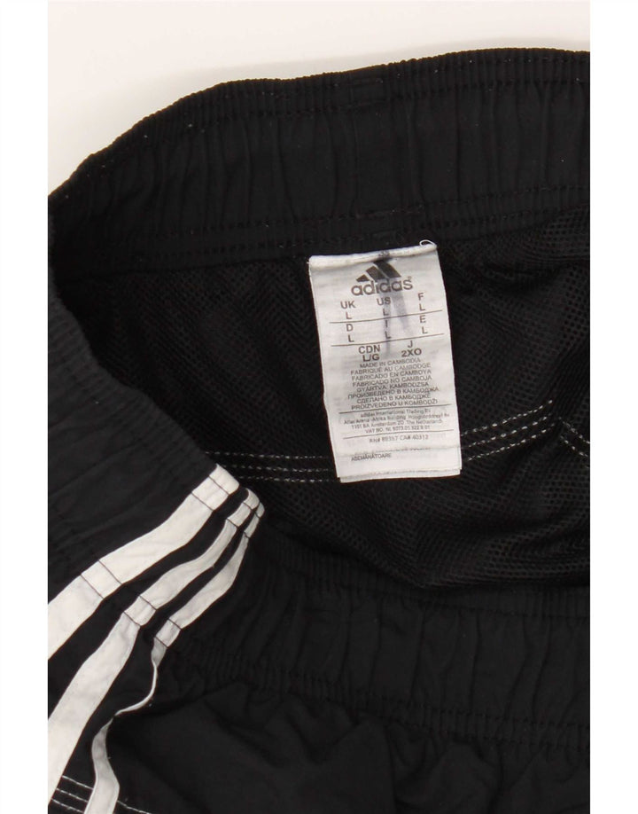 Adidas Mens Swimming Shorts Large Black Polyamide