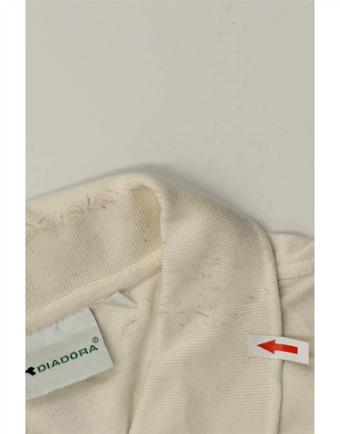 Diadora Mens Loose Fit Polo Shirt IT 50 Medium Beige
