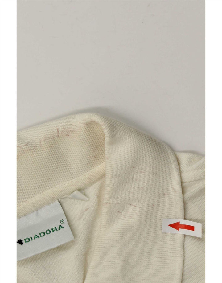 Diadora Mens Loose Fit Polo Shirt IT 50 Medium Beige