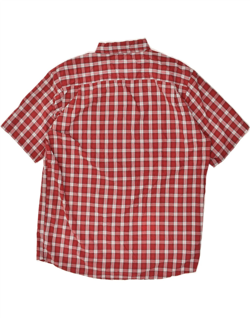 LEE Mens Short Sleeve Shirt Large Red Check Cotton | Vintage Lee | Thrift | Second-Hand Lee | Used Clothing | Messina Hembry 