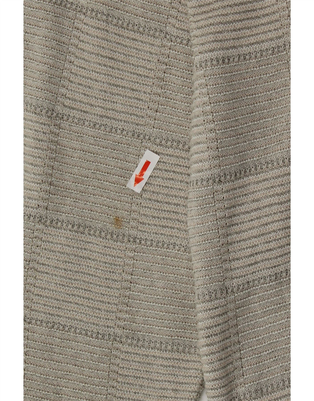 Demiro Mens Cardigan Sweater IT 54 XL Grey Geometric Cotton