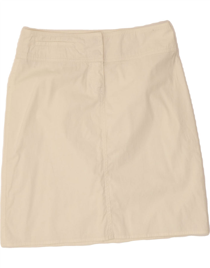 CALVIN KLEIN Womens A-Line Skirt W32 Large White Vintage Calvin Klein and Second-Hand Calvin Klein from Messina Hembry 
