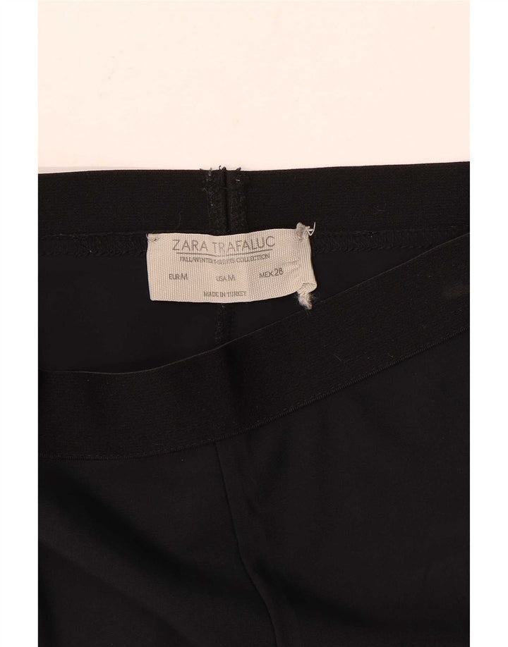 Zara Womens Trafaluc Leggings UK 12 Medium Black