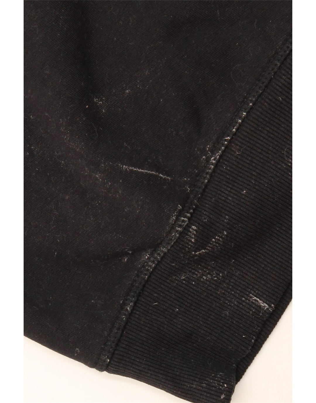 KANGAROOS Mens Graphic Zip Hoodie Sweater Medium Black Cotton