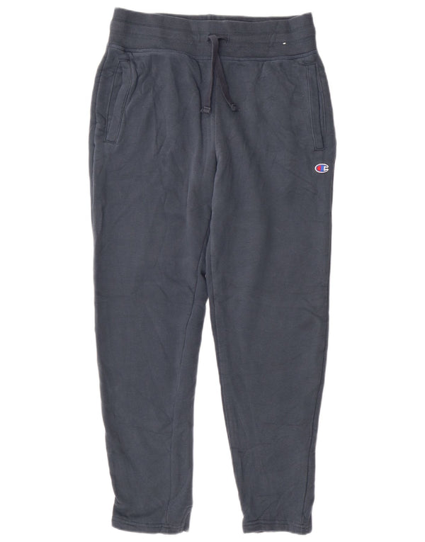 CHAMPION Womens Tracksuit Trousers Joggers UK 10 Small Blue Cotton