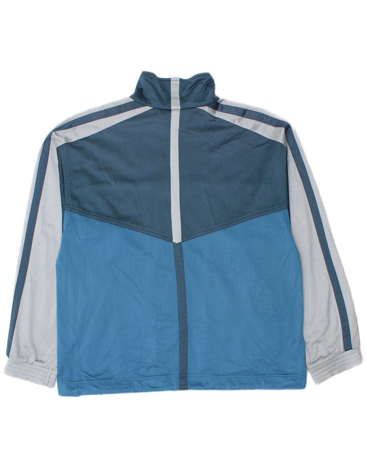 Lotto Mens Full Tracksuit Large  Blue Colourblock Polyester