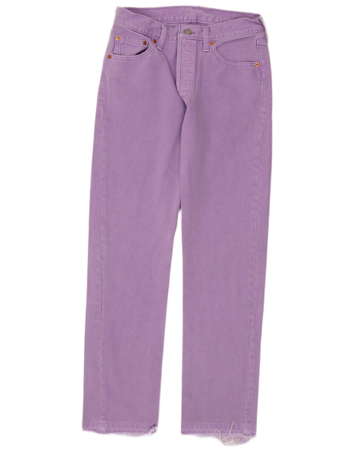 Levi's Womens 501 Straight Jeans W28 L29 Purple