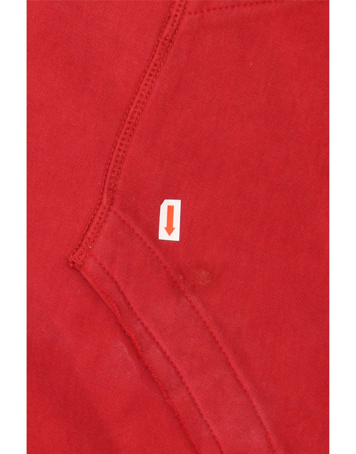 ENERGIE Mens Graphic Hoodie Jumper XL Red Cotton