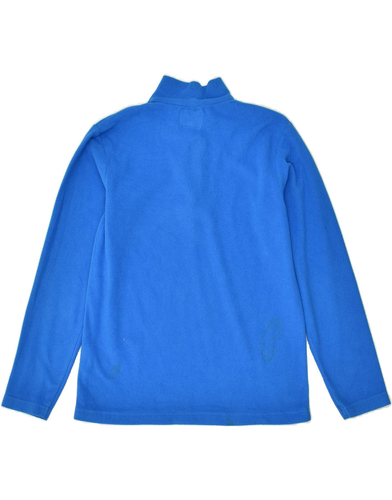 MOUNTAIN WAREHOUSE Boys Zip Neck Fleece Jumper 12-13 Years Blue Polyester | Vintage Mountain Warehouse | Thrift | Second-Hand Mountain Warehouse | Used Clothing | Messina Hembry 