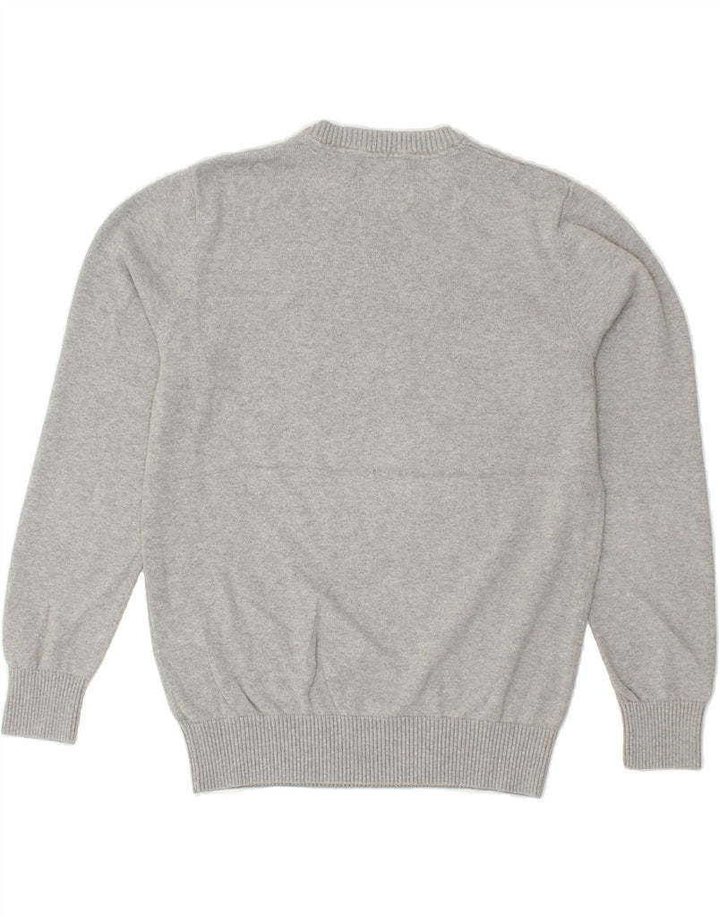 JACK & JONES Mens Graphic Crew Neck Jumper Sweater Large Grey | Vintage Jack & Jones | Thrift | Second-Hand Jack & Jones | Used Clothing | Messina Hembry 