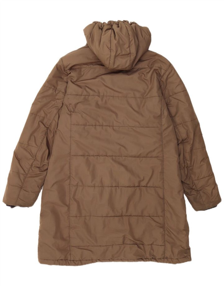JACK WOLFSKIN Womens Hooded Padded Coat UK 18/20 XL Grey Polyester
