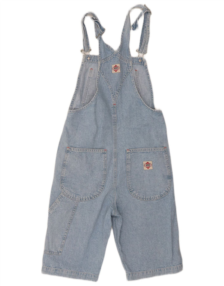 Rifle Womens Dungarees Denim Shorts W26 Small  Blue Cotton