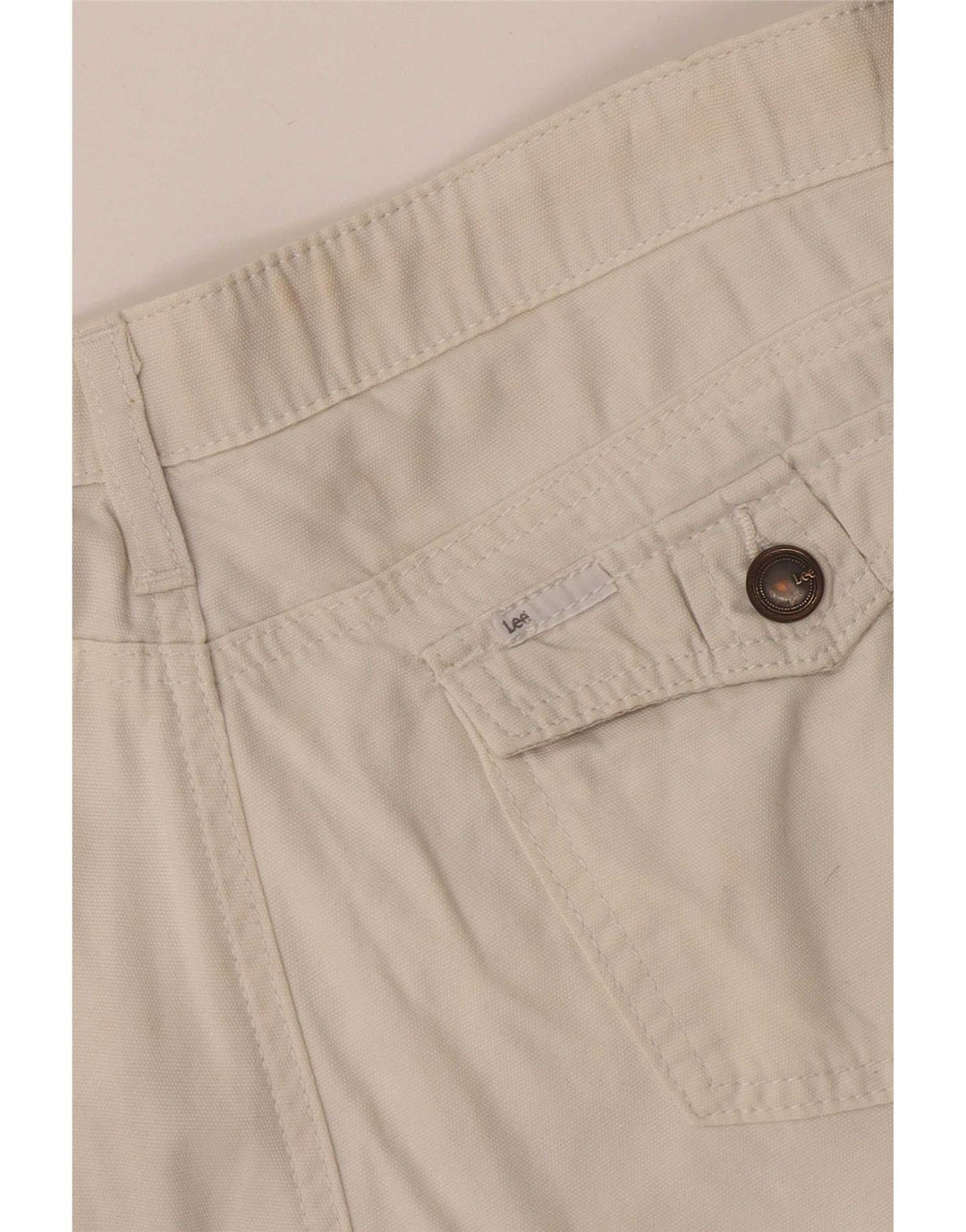 Lee Womens Casual Shorts W36 XL White