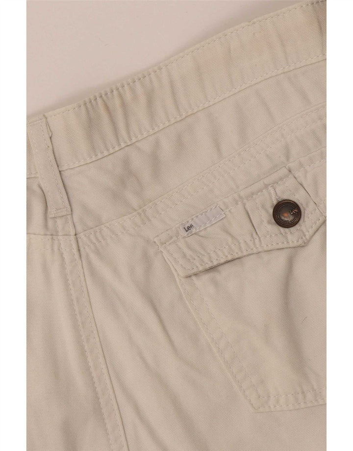 Lee Womens Casual Shorts W36 XL White