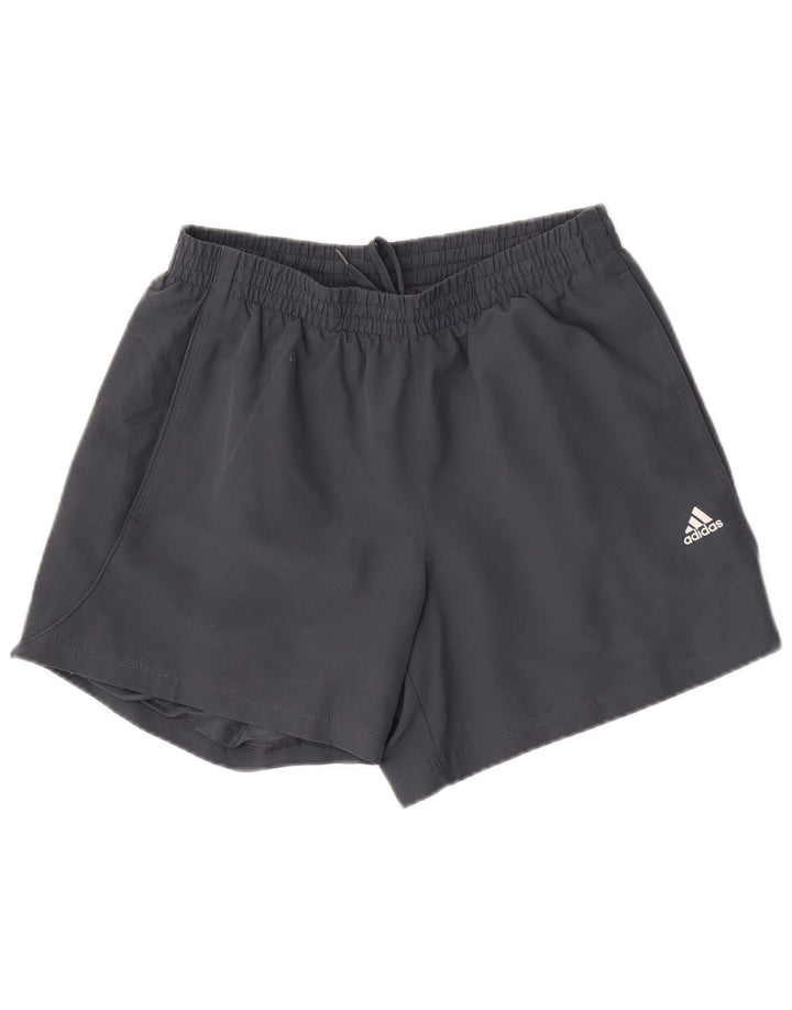 Adidas Mens Climalite Sport Shorts Medium Grey Polyester